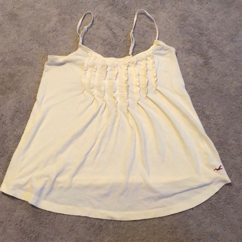 Pale yellow tank top